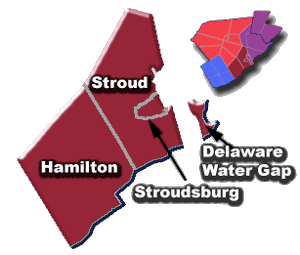 Stroudsburg School District Real Estate Map